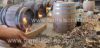 1 liter galvanized barrel making picture