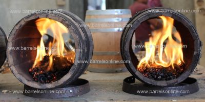 Four levels for charring oak barrels