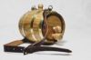 Saint Bernard barrel with brass hoops