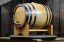 Picture of Oak Barrel - 5 gallon (20 liter) Black Hoop