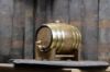 Picture of Dark Stain Oak Barrel with Brass Hoops