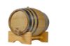 Picture of Oak Barrel - 5 gallon (20 liter) Black Hoop