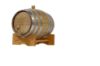 Picture of Oak Barrel - 100 oz (3 liter) Galvanized Steel Hoop