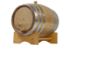 Picture of Oak Barrel -1.32 gallons  (5 liter) Galvanized Steel Hoop