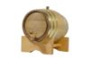 Picture of Oak Barrel -2.64 gallons (10 liter) Brass Hoop