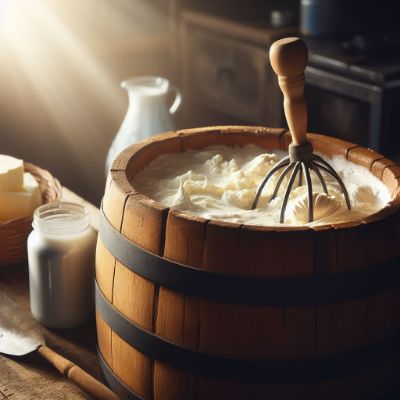 From Barrel to Butter: The Traditional Art of Butter Churning