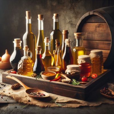 Barrel-aged condiments